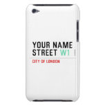 Your Name Street  iPod Touch Cases