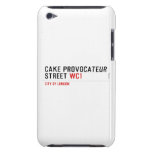 CAKE PROVOCATEUR  STREET  iPod Touch Cases