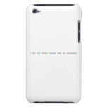 I think luv inspires science its all chemistry  iPod Touch Cases