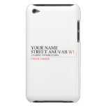 Your Name Street anuvab  iPod Touch Cases