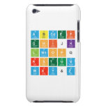 Abcdef
 ghijk
 lmnopq
 rstuv
 wxy&z  iPod Touch Cases
