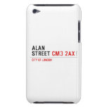 Alan  Street  iPod Touch Cases