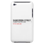 SANDERSON STREET  iPod Touch Cases