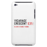 Vicarage Crescent  iPod Touch Cases