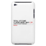 Total Lift Care 113 New Court Way  iPod Touch Cases