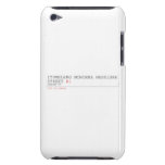ITUMELENG MOKOENA MASULUKE  Street  iPod Touch Cases