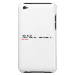 Your Name Street HEBRON ft MABOPANE  iPod Touch Cases