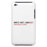 white hart lawn  iPod Touch Cases