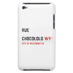 Rue  chocololo  iPod Touch Cases