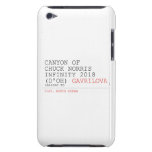 Canyon of chuck norris INFinity 2018 (D'oh)  iPod Touch Cases
