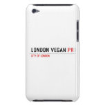 London vegan  iPod Touch Cases