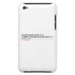 Your Name moeletji Street poshka(lamivano)  iPod Touch Cases