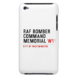 raf bomber command memorial  iPod Touch Cases