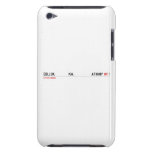 COLLEN.             KA.                 ATHINY  iPod Touch Cases