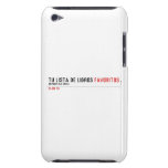 tu LISTA DE libros  iPod Touch Cases