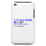 jl.telaga warna no.2  iPod Touch Cases