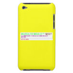 MAXSALTO MIGAL®™  iPod Touch Cases