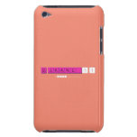 
 B.JHANE_11  iPod Touch Cases