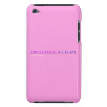 coral cresent  iPod Touch Cases