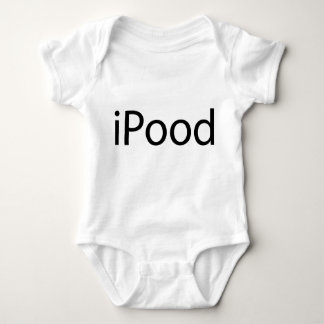 iPood/Apple Logo Baby Bodysuit