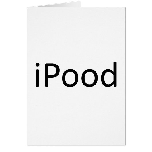 iPood Cards (Front)