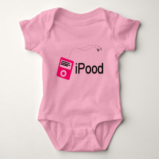 ipood-pink baby bodysuit