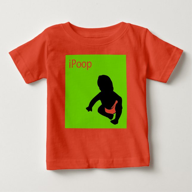 iPoop baby Baby T-Shirt (Front)