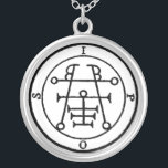 Ipos Sigil Pendant<br><div class="desc">The Twenty-second Spirit is lpos. He is an Earl, and a Mighty Prince, and appeareth in the form of an Angel with a Lion's Head, and a Goose's Foot, and Hare's Tail. He knoweth all things Past, Present, and to Come. He maketh men witty and bold. He governeth 36 Legions...</div>