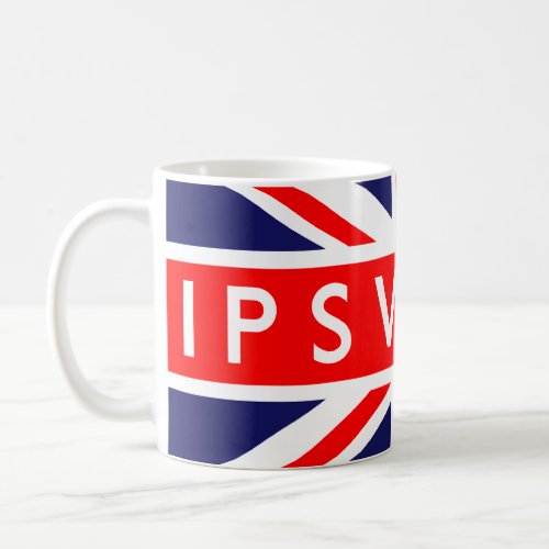 Ipswich  British Flag Coffee Mug
