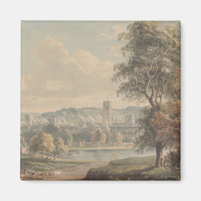 Ipswich from the Grounds of Christchurch Mansion - Magnet (Front)