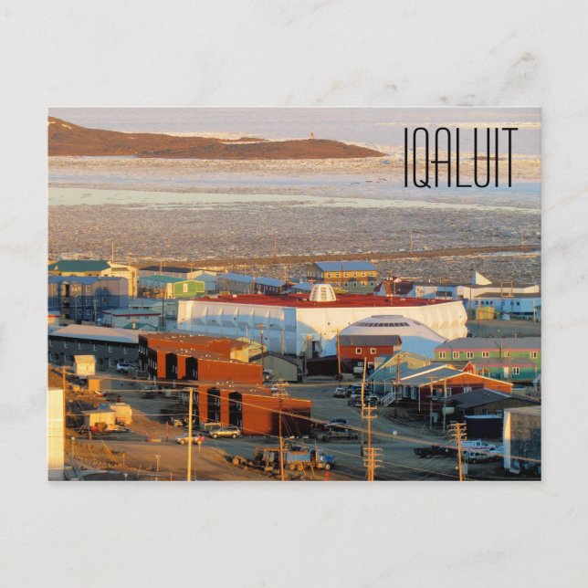 Iqaluit Nunavut Canada Postcard (Front)