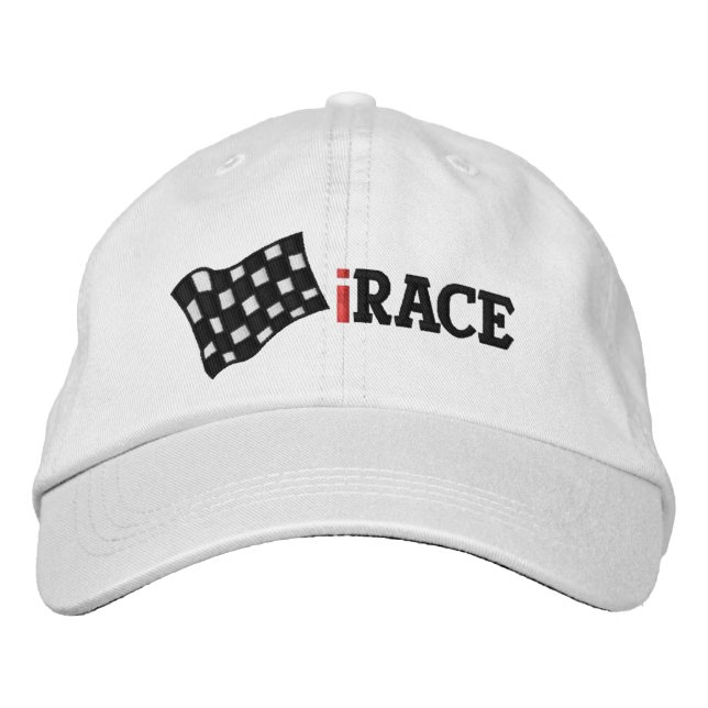 iRACE Embroidered Baseball Hat (Front)