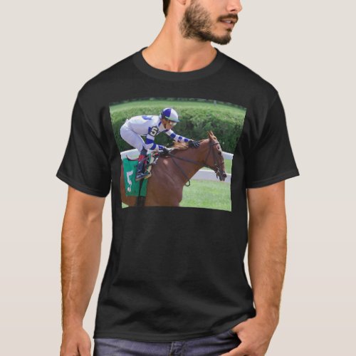 Irad Ortiz Winning with Irish Danzing T_Shirt