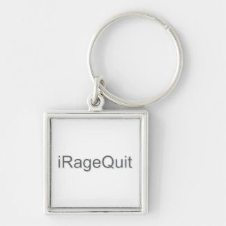 iRageQuit Rage Quitting Gamer Keychain