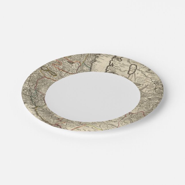Iran, Afghanistan, Pakistan Paper Plates (Angled)