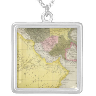Iran and Saudi Arabia Silver Plated Necklace