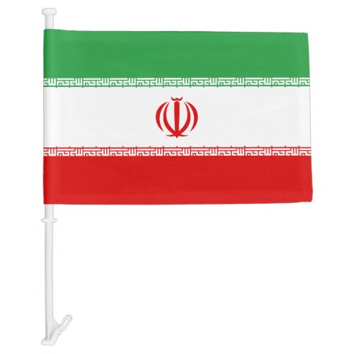 Iran Car Flag