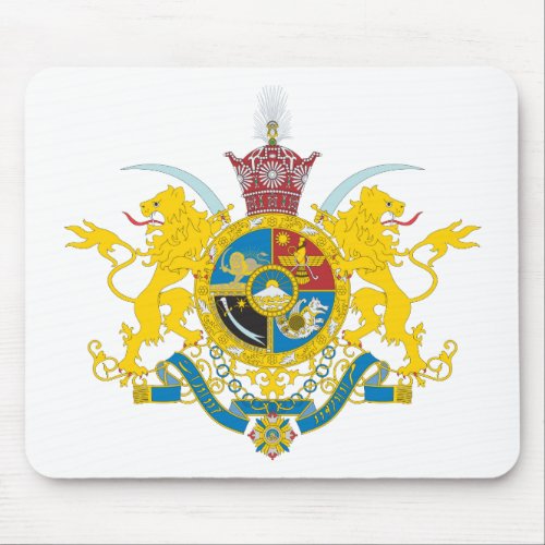 Iran Coat of Arms Pahlavi Dynasty 1925_1979 Mouse Pad