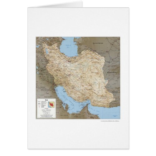 Iran Detailed Map 1991