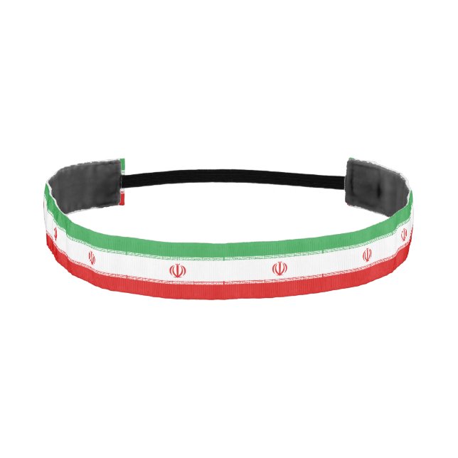 Iran Flag Athletic Headband (Front)