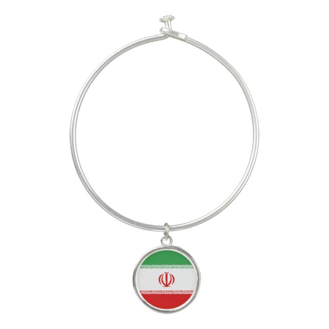 Iran Flag Bangle Bracelet (Front)