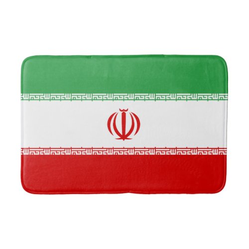 Iran Flag Bath Mat