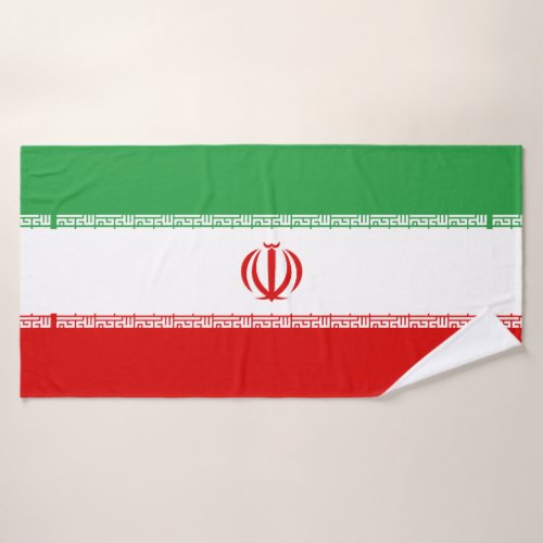 Iran Flag Bath Towel Set