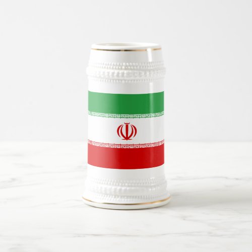 Iran Flag Beer Stein