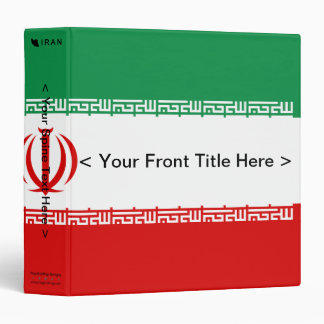 Iran Flag Binder