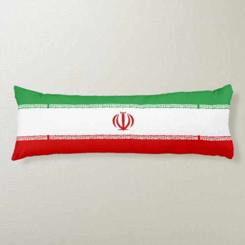 Iran Flag Body Pillow