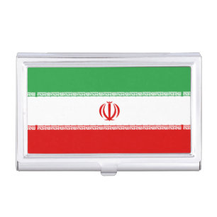 Iran Flag Business Card Case