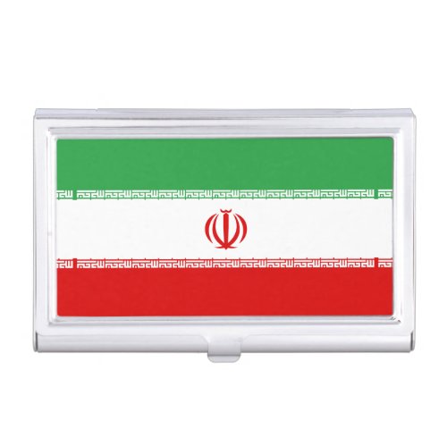 Iran Flag Business Card Case