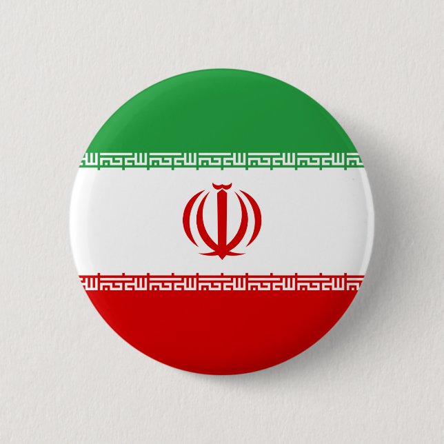 Iran Flag Button (Front)