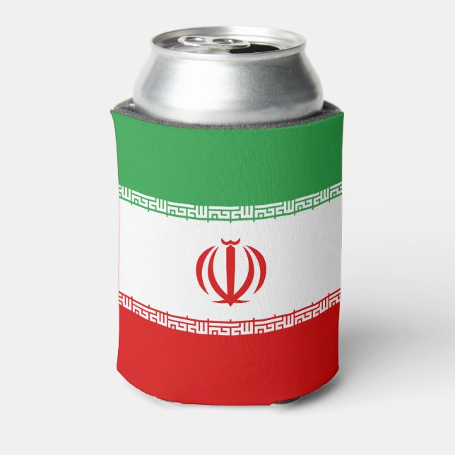 Iran Flag Can Cooler (Can Back)